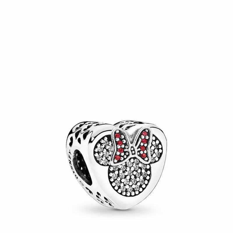 Pandora Disneyr Mickey & Minnie True Love Charm - Sterling Silver/Cubic Zirconia - Canada | AO5265CM